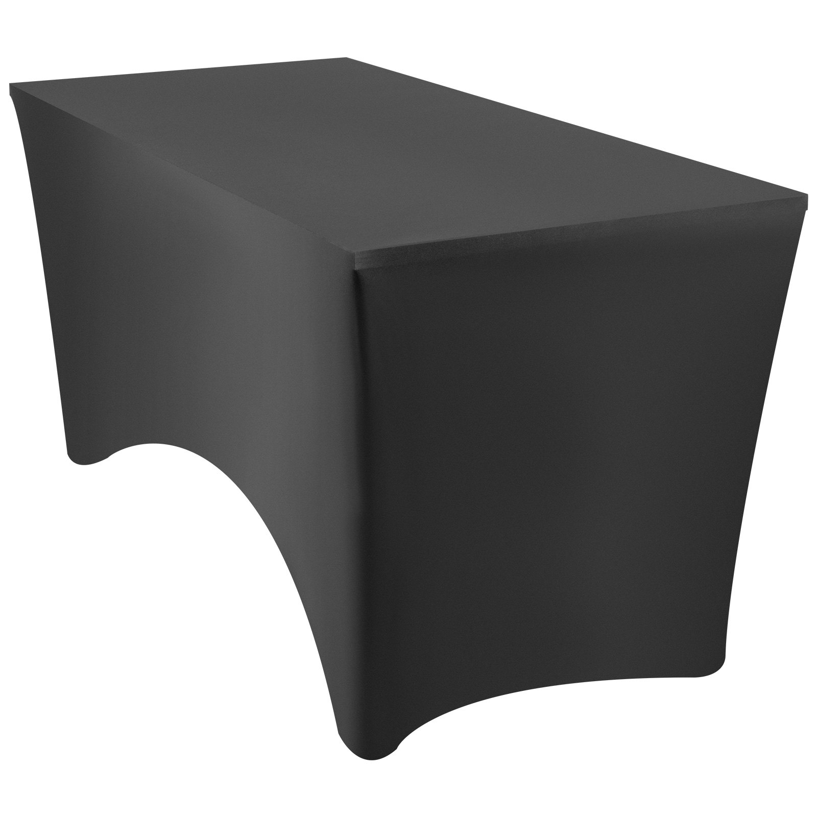 10pcs 4ft Stretch Spandex Table Covers, Fitted Rectangular Tablecloths Wedding