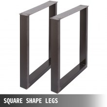 VEVOR Clear Coat Table Legs Frame Steel Dining Table Desk 72 x 60 CM