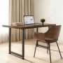VEVOR Table Legs, 740 x 450 mm (H x W) Square Steel Furniture Legs, Modular Design, Easy Assembly, 2204 lbs Max Load Heavy Duty, for Home Office Desk, Workbenches, Dinner Bar Tables, Set of 2, Black