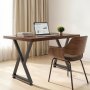 VEVOR Table Legs, 740 x 472 mm (H x W) Steel Furniture Legs, Modular Design, Easy Assembly, 1000 kg Max Load Heavy Duty, Z Shape for Home Office Desk DIY, Coffee Dinner Tables, Workbench,2 PCS, Black