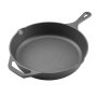 VEVOR Cast Iron Skillet, 4 Pcs Frying Pan Set (155, 205, 260, 305 mm), Skillets with Heat-Resistant Silicone Handle, Pre-Seasoned Chef's Pan, Kitchen Cookware, Oven, Gas, Electrical, Induction, Black