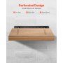 2 Pcs Shelf Brackets 16 inch / 406.4 mm Heavy Duty Floating Shelf Brackets