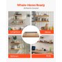 2 Pcs Shelf Brackets 16 inch / 406.4 mm Heavy Duty Floating Shelf Brackets