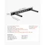 VEVOR Floating Shelf Brackets 2 Pcs, 150 lbs/68 kg Weight Capacity, 16x6.2x1.5 inch / 406.4x157.4x38.1 mm, Heavy Duty Hidden Shelf Brackets Support, Wall Mounting Invisible Floating Shelves Bracket