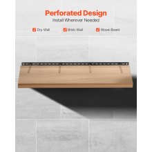 1 Pack Shelf Bracket 43 inch / 1092.2 mm Heavy Duty Floating Shelf Bracket