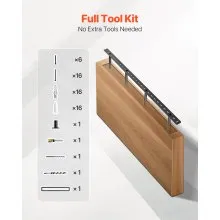 1 Pack Shelf Bracket 43 inch / 1092.2 mm Heavy Duty Floating Shelf Bracket