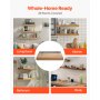 2 Pcs Shelf Bracket 22 inch / 558.4 mm Heavy Duty Floating Shelf Brackets