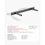 VEVOR Floating Shelf Brackets 2 Pcs, 150 lbs/68 kg Weight Capacity, 22x6.2x1.5 inch / 558.4x157.4x38.1 mm, Heavy Duty Hidden Shelf Brackets Support, Wall Mounting Invisible Floating Shelves Bracket