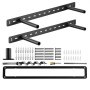 2 Pcs Shelf Bracket 22 inch / 558.4 mm Heavy Duty Floating Shelf Brackets