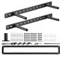 VEVOR Floating Shelf Brackets 2 Pcs, 150 lbs/68 kg Weight Capacity, 22x6.2x1.5 inch / 558.4x157.4x38.1 mm, Heavy Duty Hidden Shelf Brackets Support, Wall Mounting Invisible Floating Shelves Bracket
