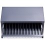 VEVOR End Mill Dispenser Cabinet, Three-Drawer End Mill Organizer Cabinet for 1/8" to 1", Steel End Mill Dispenser Organizer Cabinet with Labels, 29-Compartment Stackable for End Mill Storage