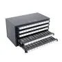 VEVOR Tap Dispenser Cabinet, Five-Drawer Tap Organizer Cabinet for #2-56-#12-28 Steel Tap Dispenser Organizer Cabinet with Labels, 60-Compartment Stackable Tap Cabinet for Tap Storage