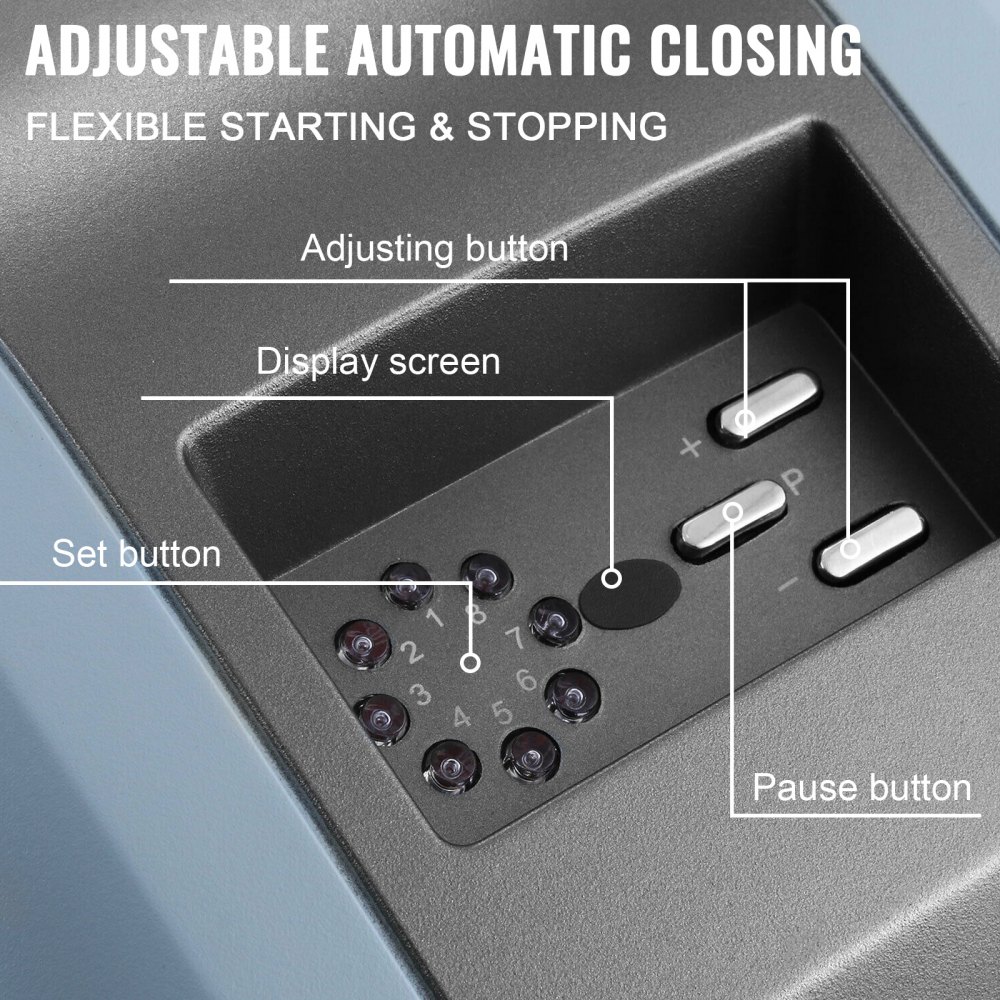 Garage Door Opener Automatic Operator Force 800N Advanced Technology 2 Remote Control