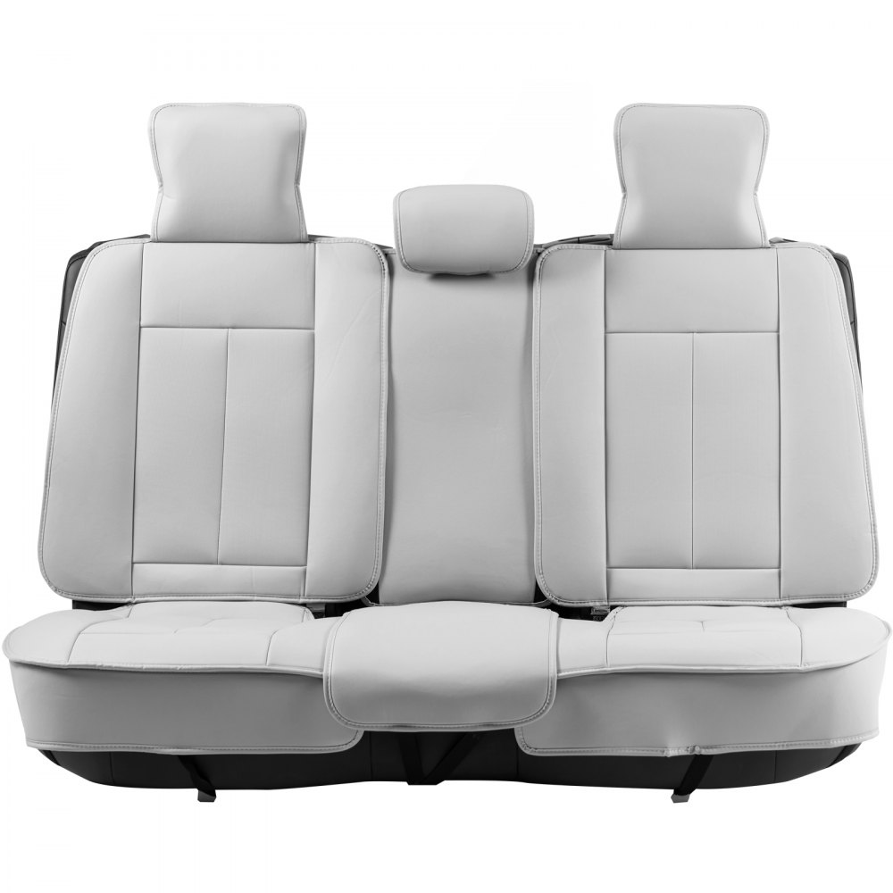 VEVOR Seat Covers, Universal Car Seat Covers Full Set Seats, Front and Rear Seat, 13pcs Faux Leather Seat Cover, Full Enclosed Design, Detachable Headrest and Airbag Compatible, for Most Car SUV Truck