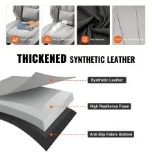 VEVOR Seat Covers, Universal Car Seat Covers Full Set Seats, Front and Rear Seat, 13pcs Faux Leather Seat Cover, Full Enclosed Design, Detachable Headrest and Airbag Compatible, for Most Car SUV Truck