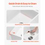 33x20 in Farmhouse Sink Undermount Kitchen Double Bowl Basin Fireclay White