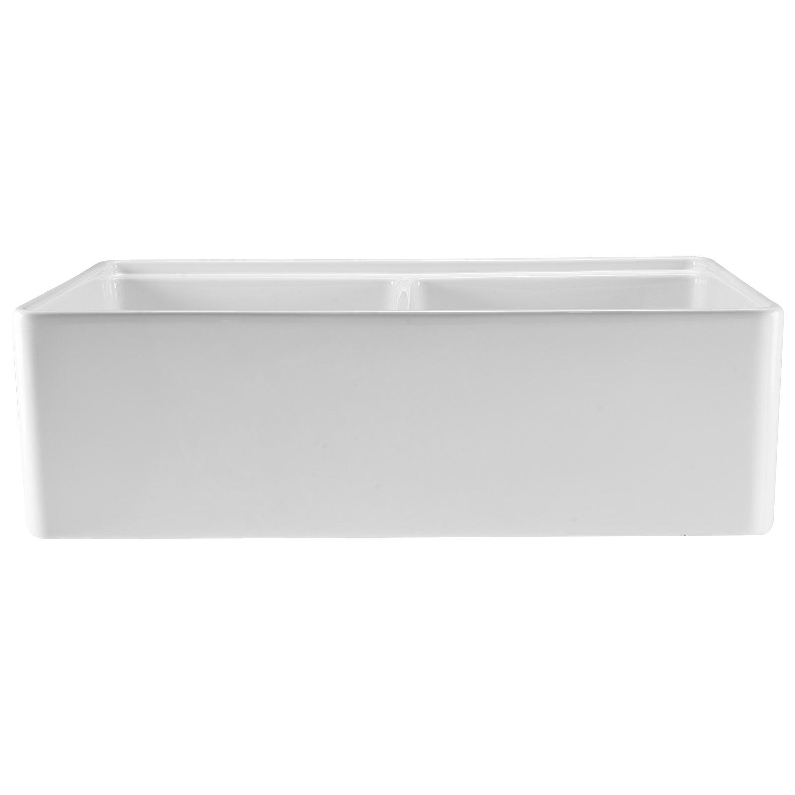 VEVOR 33x20 inch Farmhouse Sink, White Sink Workstation, Fireclay Undermount Basins, Apron Front Double Bowl Basin with Multiple Accessories, Large Capacity Household Dishwasher Sinks for Kitchen