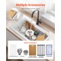 33x19 in Farmhouse Sink Topmount Undermount Kitchen Single Bowl Basin Fireclay