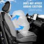 VEVOR seat covers with airbag ejection space for safe driving, do not affect airbag deployment.