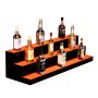 VEVOR LED-belyst spiritusflaske Display Bar Hylde RF & App Control 40" 3-trins