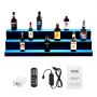 VEVOR LED-belyst spiritusflaske Display Bar Hylde RF & App Control 40" 3-trins