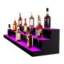 VEVOR LED Lighted Liquor Bottle Display Bar Shelf RF & App Control 152.4 cm 3-Step