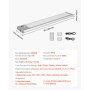 VEVOR Under Cabinet Lighting, 5 PCS,  68 LED Motion Sensor Lights, Rechargeable Battery Operated Closet Lights with Remote Control, Wireless Under Counter Light for Cabinets, Bookshelf, Stair, Hallway
