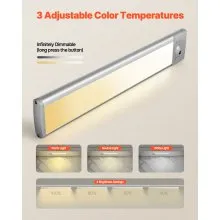 Under Cabinet Lighting 5 PCS 68 LED Motion Sensor Lights Battery Operated