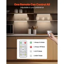 Under Cabinet Lighting 5 PCS 68 LED Motion Sensor Lights Battery Operated