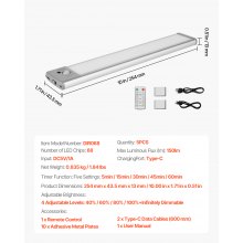 Under Cabinet Lighting 5 PCS 68 LED Motion Sensor Lights Battery Operated