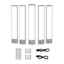 Under Cabinet Lighting 5 PCS 68 LED Motion Sensor Lights Battery Operated