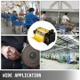 VEVOR End Mill Sharpener MR-X13A Φ3-Φ13(Φ15) Drill Bits Sharpener and Grinder 6 Collects End Mill Re-Sharpener Portable Grinding Sharpening Machine CNC Router Bit Sharpener with Adjustable Angle