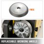 VEVOR End Mill Sharpener MR Drill Bits Sharpener and Grinder Portable Grinding Sharpening Machine CNC Router Bit Sharpener with Adjustable Angle (MR-13B)