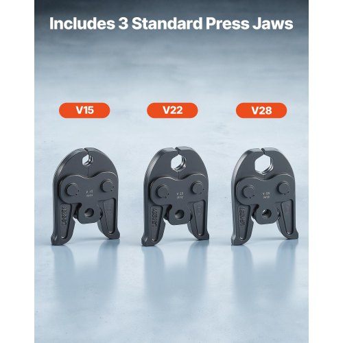 Elektriline torupress V15, V22, V28 presslõugadega, 32 kN — pilt 3