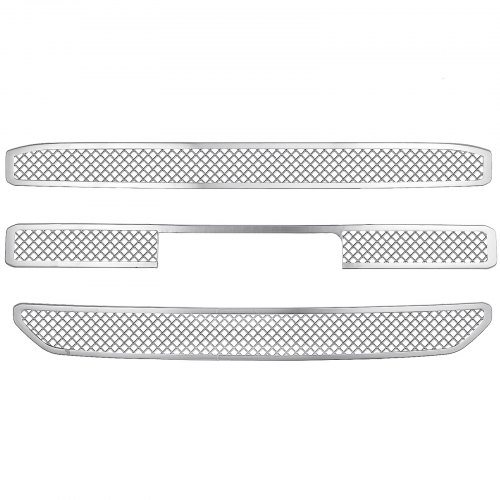 2015-2019 GMC Yukon XL CHROME Grille Overlay 3 Bar Grill Covers