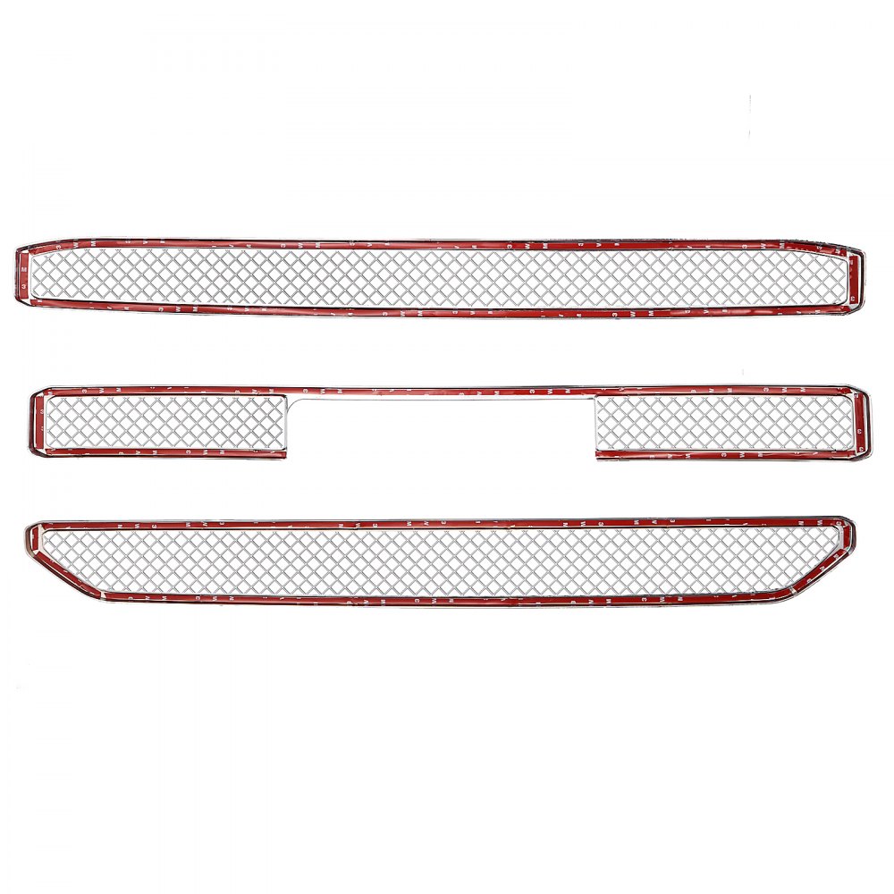 2015-2019 GMC Yukon XL CHROME Grille Overlay 3 Bar Grill Covers