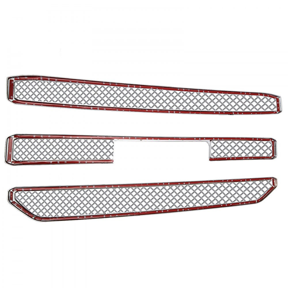 2015-2019 GMC Yukon XL CHROME Grille Overlay 3 Bar Grill Covers