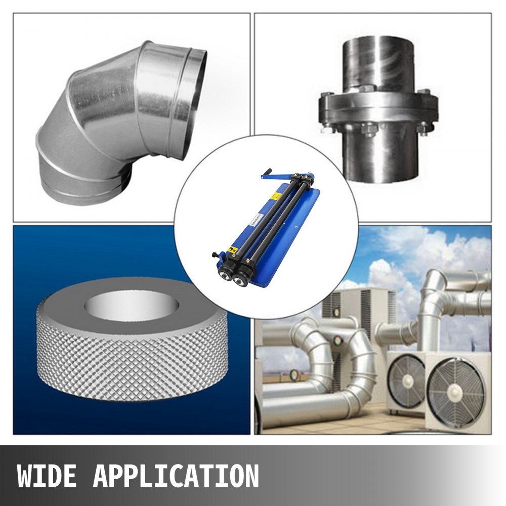 VEVOR 18" Sheet Metal Bead Roller Bead Roller Former Swager Rotary Swaging Machine Included Convenient 6 Die Sets Flexible, 18" Bead Roller Former Swager Rotary Swaging Machine Convenient 6 Die Sets