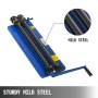 VEVOR 18" Sheet Metal Bead Roller Bead Roller Former Swager Rotary Swaging Machine Included Convenient 6 Die Sets Flexible, 18" Bead Roller Former Swager Rotary Swaging Machine Convenient 6 Die Sets