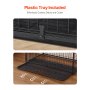 Dog Crate Furniture 38 in Indoor Wooden Dog Kennel with Tray Heavy Duty