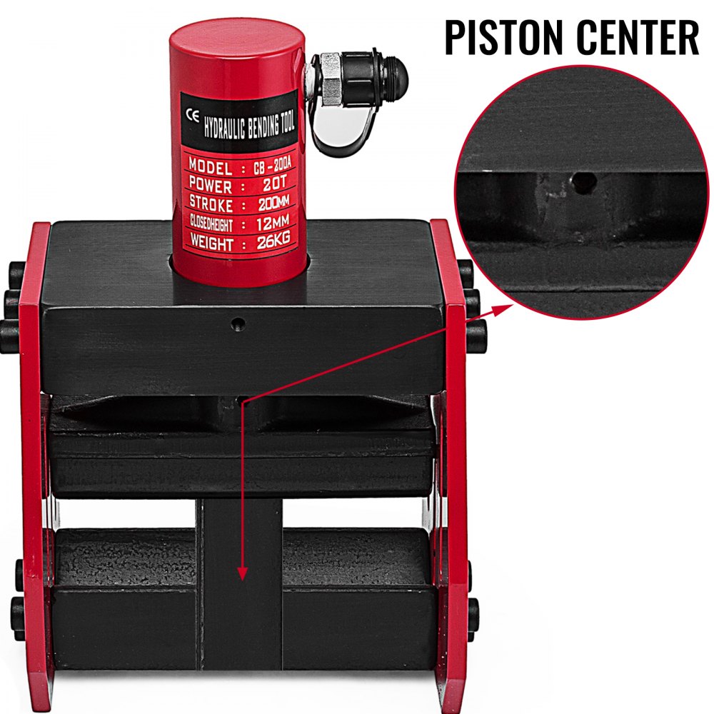 Hydraulic Busbar Bender 1/2'' 12mm 25 Ton Copper Heavy Duty Angle Reading