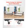 VEVOR Twin Size Daybed Frame Metal Day Bed with Trundle and Metal Slats