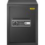 VEVOR Safe Box, 2.1 Cubic Feet Money Safe with Fingerprint Lock and Digital Keypad, Fireproof Home Safes with A Removable Shelf, Wall-Mounted Security Safe for Cash, Watch, Passport, Document, Black