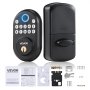 VEVOR Fingerprint Door Lock Keyless Entry Door Lock Password and Key Unlock