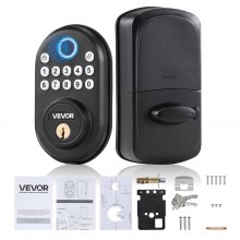 VEVOR Fingerprint Door Lock Keyless Entry Door Lock Password and Key Unlock