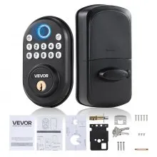 VEVOR Fingerprint Door Lock Keyless Entry Door Lock Password and Key Unlock