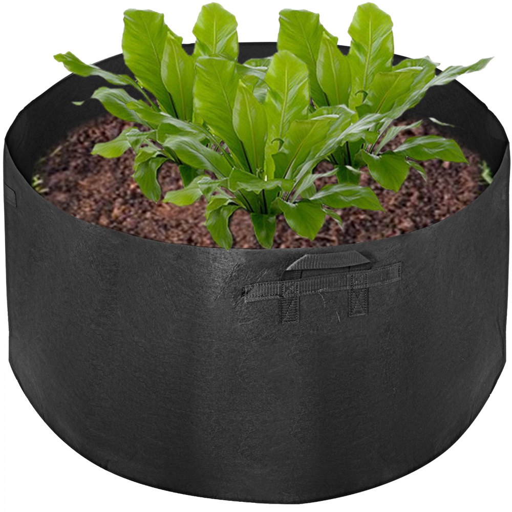VEVOR 12 Pack 100 Gal Plant Grow Bag with Handles Aeration Fabric Pots Washable Reusable ZWSZD100JL12PCS01V0