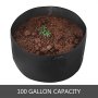 Sac de culture de plantes de 100 gallons, avec poignées, Pots en tissu d'aération, lavable et réutilisable, paquet de 12