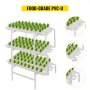 VEVOR Kit de culture hydroponique 3 couches 108 sites de plantes 12 tuyaux Système de culture hydroponique Système de culture d'eau Système de plantes de jardin pour légumes à feuilles Laitue Herbe Céleri