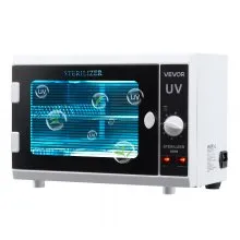 VEVOR Nail Tool Cleaning Machine 12L Large Capacity Knob Control Tool Cleaner